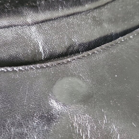 SWAROVSKI | Leather clutch crystals embellished black - Picture 5 of 8